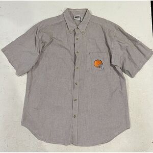 Vintage 1999 The Edge Cleveland Browns Button Down‎ Shirt Size XL Football NFL